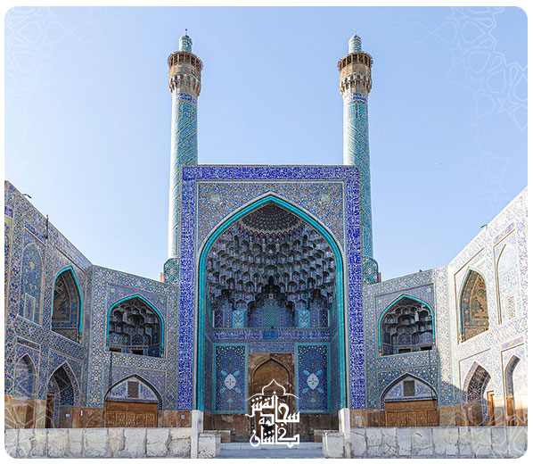مسجد با کاشی آبی