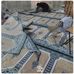 فرش سجاده ای کاشان در مسجد اصفهان-شرکت سجاده نقش کاشان