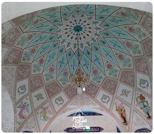 نقاشی گنبد مسجد