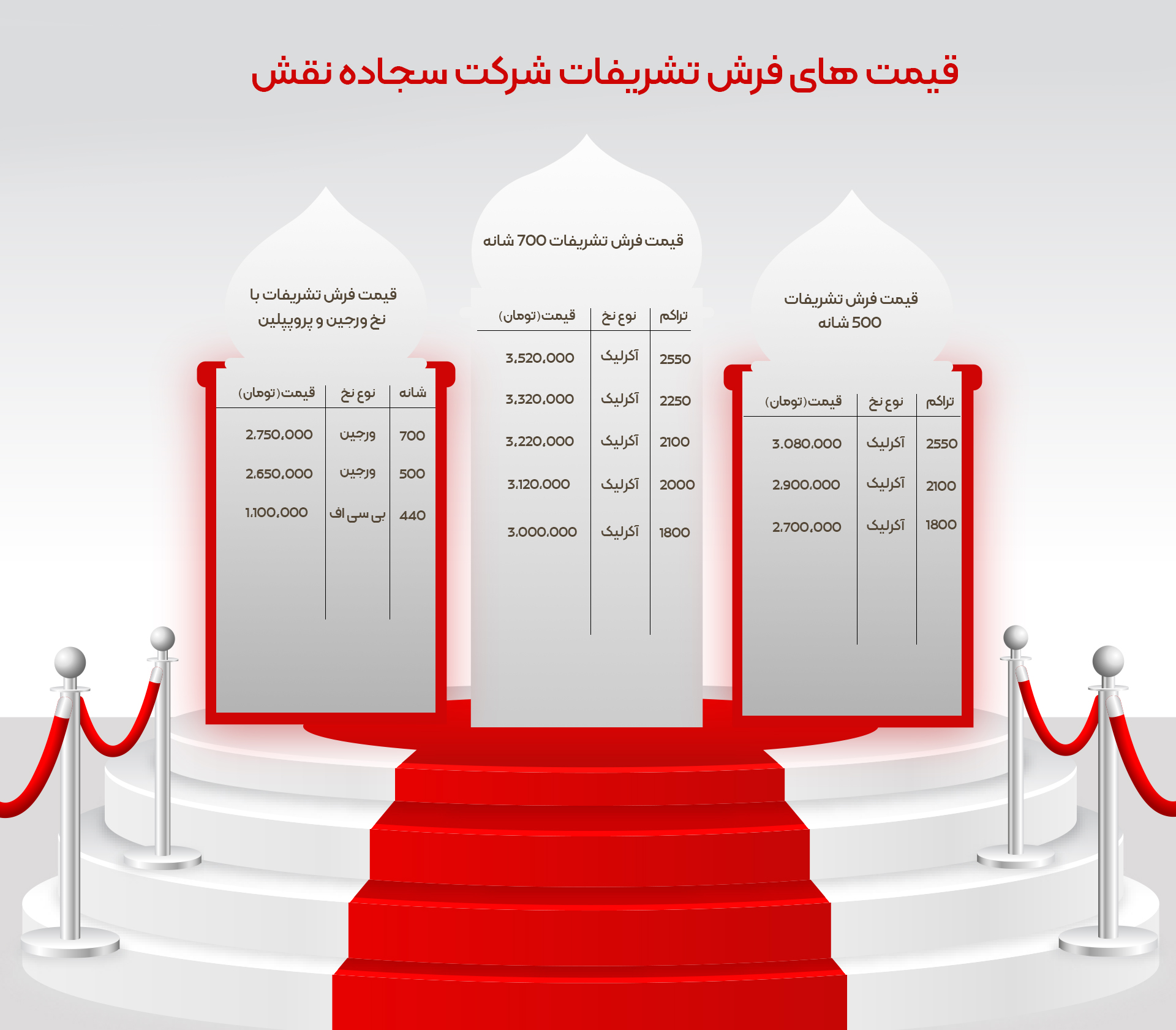 قیمت فرش تشریفات