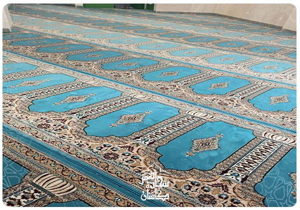 فرش سجاده ای کاشان در نمازخانه اهواز