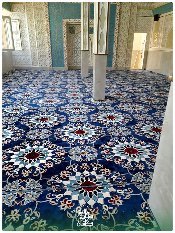 نمونه کار فرش تشریفات برای مسجد