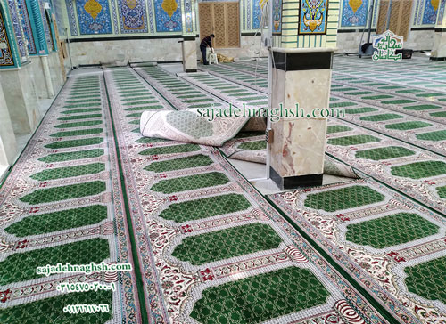 فرش سجاده ای مسجد اهل بیت سمنان