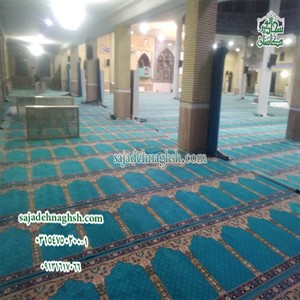 تركيب سجادة خاصة للمسجد الخاص بمسجد الجمعة بأورمية - المساحة 4500 متر مربع