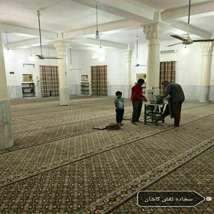 نصب فرش های سجاده ای و آماده سازی  فرش مسجد  شهرستان میناب 1397/04/09