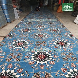آماده سازی فرش تشریفات مسجد شادگان اهواز