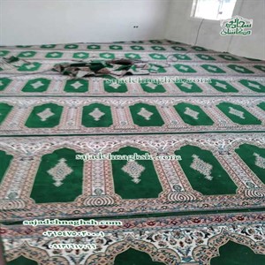 نصب فرش سجاده ای در نمازخانه اتوبان غدیر - 200 مترمربع