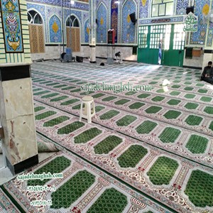 سجاده فرش مسجد اهل بیت سمنان-600متر-طرح محراب