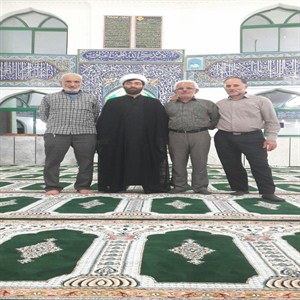 تشکر از هیئت امنا مسجد ولیعصر برای نصب فرش های سجاده ای در ساری در تاریخ 1397/02/17