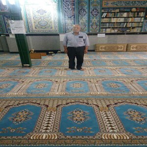 نصب فرش مسجد در اهواز در تاریخ 1397/02/12