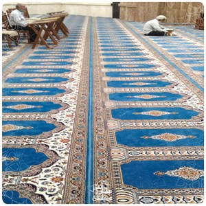 نصب فرش سجاده ای مسجد امام رضا ع اهواز