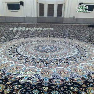 خرید فرش مسجد از شرکت سجاده فرش سجاده نقش کاشان-مسجد ستاد نیروی انتظامی تهران-سال 1397