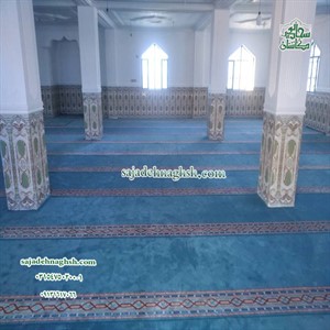 تركيب سجادة احتفالي في مسجد إيرانشهر في التاريخ 1399/06/25