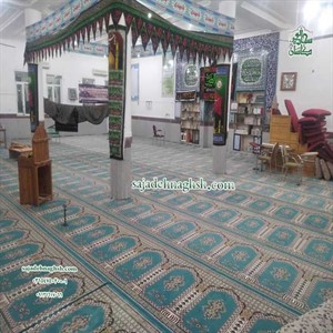 فرش سجاده ای برای مسجد روستای باشی بوشهر-طرح باستان