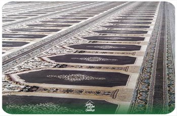 نمونه خرید مشتری فرش مسجد علی ابن ابیطالب (ع) از کرمان