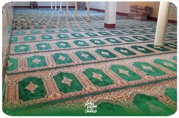 نمونه کار خرید فرش سجاده ای در مسجد حضرت ابوالفضل
