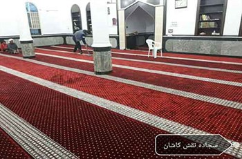  نصب فرش های سجاده ای تشریفاتی در مسجد سلمان فارسی بندر پارسیان