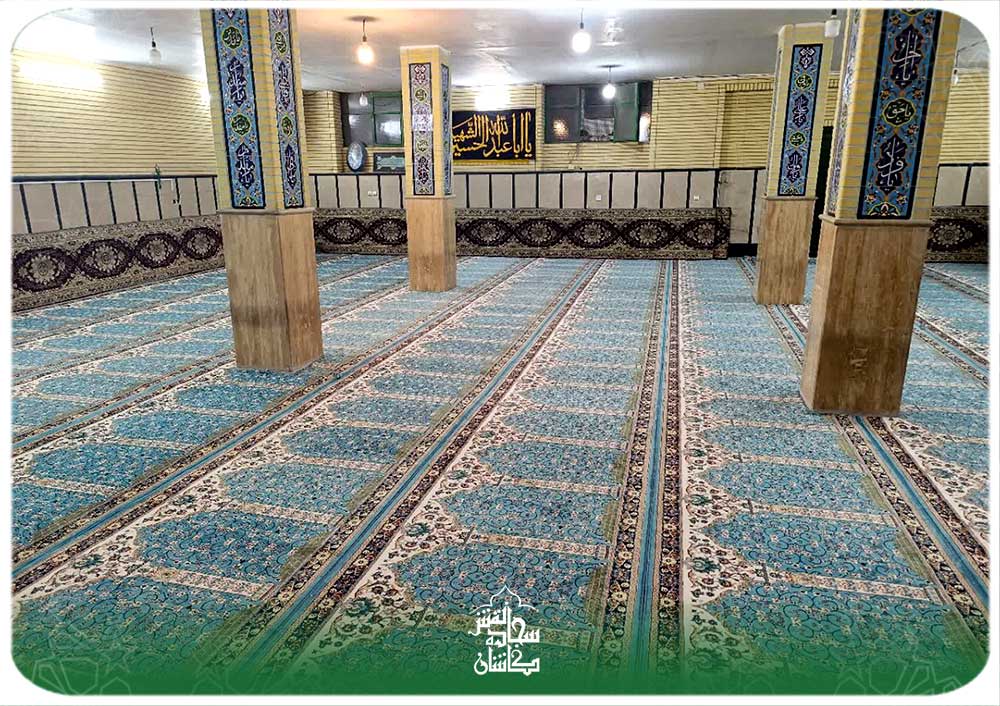 نمونه کار مشتری خرید فرش محرابی در حسینیه مشکینی ها