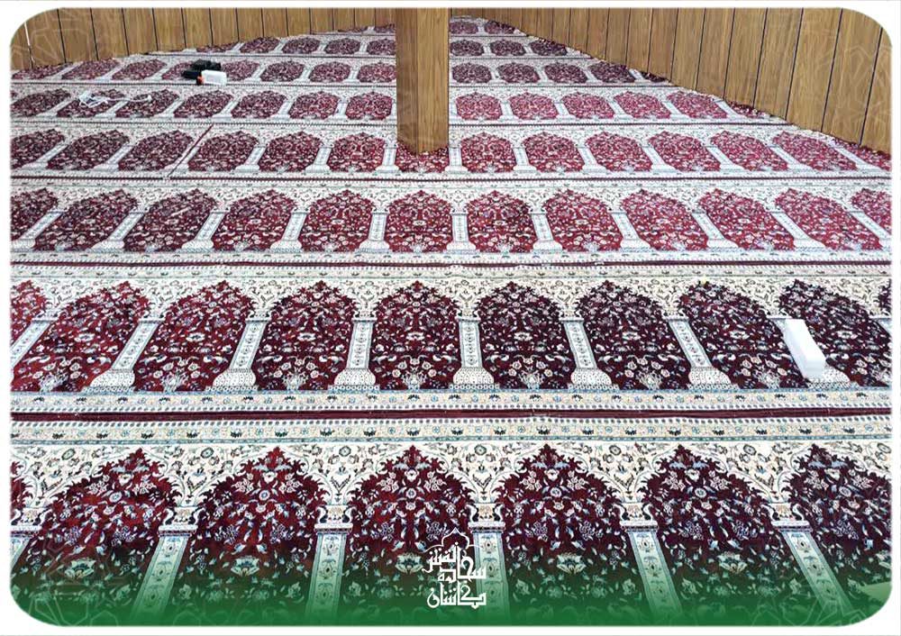 نمونه کار خرید فرش محرابی نمازخانه اداره مالیات