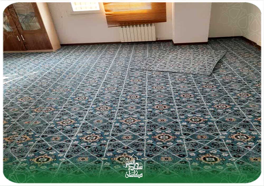 نمونه کار خرید و نصب فرش تشریفات در بنیاد شهید