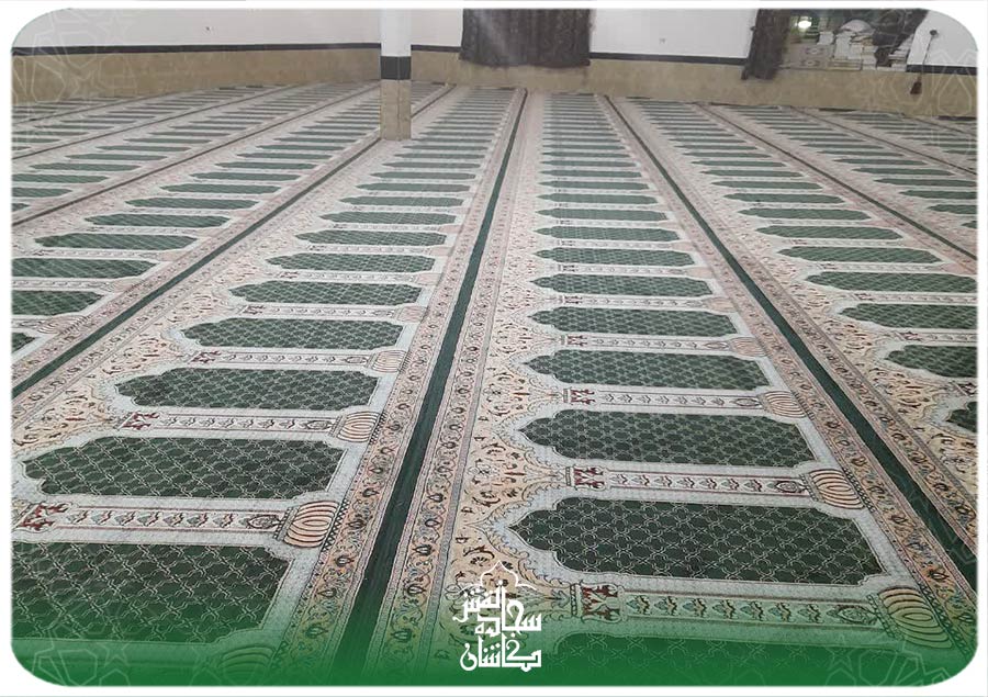 نمونه کار خرید فرش محرابی مسجد موسی ابن جعفر